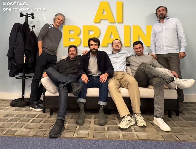 Last month we built a shared brain for a 5-partner real estate firm.